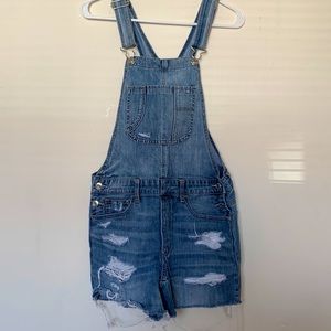 American Eagle Short Overalls